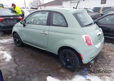 2012 Fiat 500 Pop from USA, damaged, VIN 3C3CFFAR7CT237933